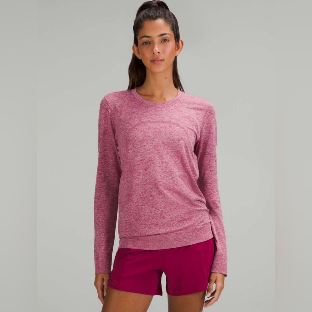 Women's Pink Long Sleeve Top